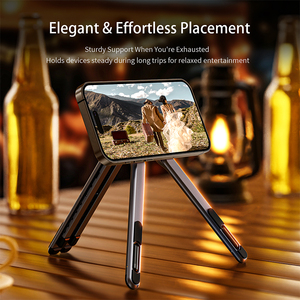Boneruy E05 thiết kế mới nhất nhôm từ người giữ điện thoại có thể điều chỉnh Tripod đứng 360 xoay có thể gập lại máy tính để bàn máy tính bảng đứng - Product Image 2