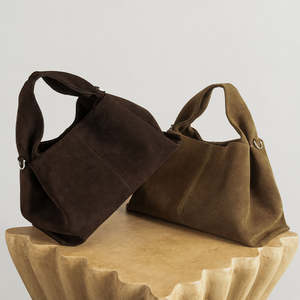 Nouveau sac à main pour femme en cuir véritable, sac à main rétro personnalisé en daim de haute qualité pour femme - Product Image 4