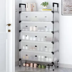 <span class=keywords><strong>Scarpiera</strong></span> Fai-da-Te Antipolvere in Tubi di Acciaio Inox, Multistrato, Economica, Salvaspazio, Resistente <span class=keywords><strong>e</strong></span> Durevole - Product Image 4