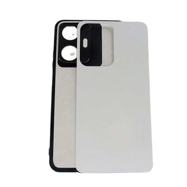Wholesales Soft TPU+PC 2D Blank Sublimation Cell Phone Case for OPPO Realme C55 4G/C67/C65/C71 4G With Aluminum Insert