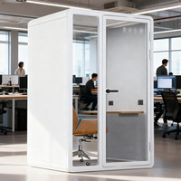 Cabine insonorisée mobile moderne pour bureau, pod acoustique, cabine téléphonique, salle de réunion, cabine de diffusion en direct, cabine d'interview, cabine de repos - Fabricant