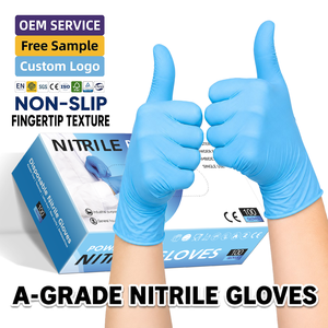 Gants jetables en PVC et nitrile avec ajustement flexible pour le nettoyage, les tatouages et la protection au travail général - Product Image 1