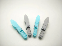 Pinces à linge en plastique robustes colorées pince à linge suspendue en plastique à poignée souple épingles à linge avec ressorts