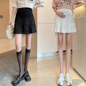 Nouvelle collection été 2025 : Short de maternité <span class=keywords><strong>taille</strong></span> <span class=keywords><strong>haute</strong></span> pour femmes enceintes (début de grossesse) – Vêtement extérieur - Product Image 4