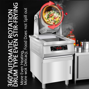 Robot de cuisine commercial intelligent Wok de riz frit automatique Cuisinière rotative électrique pour restaurant - Product Image 5