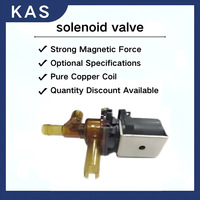 Vanne solénoïde KAS AF1040L, composant électronique avec fixation filetée pour automobiles et appareils électroménagers