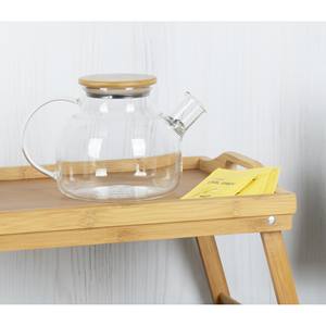 Théière en verre Excelsa 1 L transparente avec couvercle en bois Eco Living - Product Image 4
