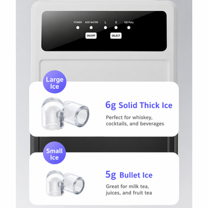 Máquina para <span class=keywords><strong>Hacer</strong></span> <span class=keywords><strong>Hielo</strong></span> Portátil, Mini Máquina Eléctrica para <span class=keywords><strong>Hacer</strong></span> Cubitos <span class=keywords><strong>de</strong></span> <span class=keywords><strong>Hielo</strong></span> para Uso Doméstico, Cocina, Bar y Uso Diario - Product Image 5