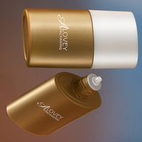 Flacon de crème solaire en PP de luxe de 35 ml, flacon de lotion à presser, flacon de crème pour les mains