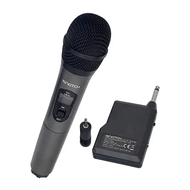 LEISOUND di Vendita Caldo VHF Cardioide Palmare Microfono Dinamico Microfono per Karaoke E Feste Microfono Senza Fili