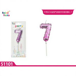 Globo de Corazón con Número Dorado Degradado de 6CM de Peiyong, Decoración de Aluminio para Fiestas, Día de la Madre, Despedida de Soltera, Graduación - Product Image 1