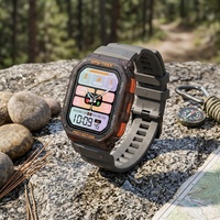 Montre connectée GPS précise FT61, écran HD 1,75'', prise en charge de la commande vocale Alexa, IP68, autonomie de 5 à 10 jours, sports de plein air, nouvelle arrivée 2024
