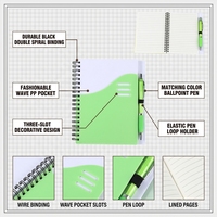 Carnets B6 spirale colorés sur mesure en gros, avec logo PP imprimé, blocs-notes portables créatifs, manuels professionnels, journaux intimes