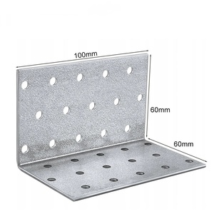 Équerre d'angle en acier galvanisé/fer robuste pour <span class=keywords><strong>bois</strong></span> et poutres – Taille personnalisée disponible - Product Image 2