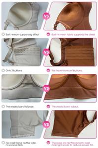 <span class=keywords><strong>Reggiseno</strong></span> Modellante ZOYIAME per Donne Taglie Forti, <span class=keywords><strong>4</strong></span> File di Ganci, Coppa Profonda con Spalline Larghe Regolabili - Product Image 4