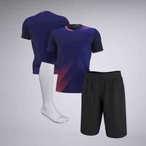 Custom Design Alta Qualidade Fornecedor Fábrica Top Quality Men Soccer Wear para Jersey Uniforme De Futebol - Product Image 2