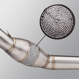 Pour Aprilia GPR125 GPR150 <span class=keywords><strong>GPR</strong></span> 125 150 moto système d'échappement évasion modifié inoxydable moyen lien tuyau connecter 51mm silencieux - Product Image 3