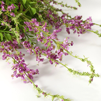 Lot de fleurs artificielles en soie Salvia Real Touch, 60 cm, petites fleurs sauvages, pour bouquets de mariage de luxe 2026, décoration florale, vente en gros