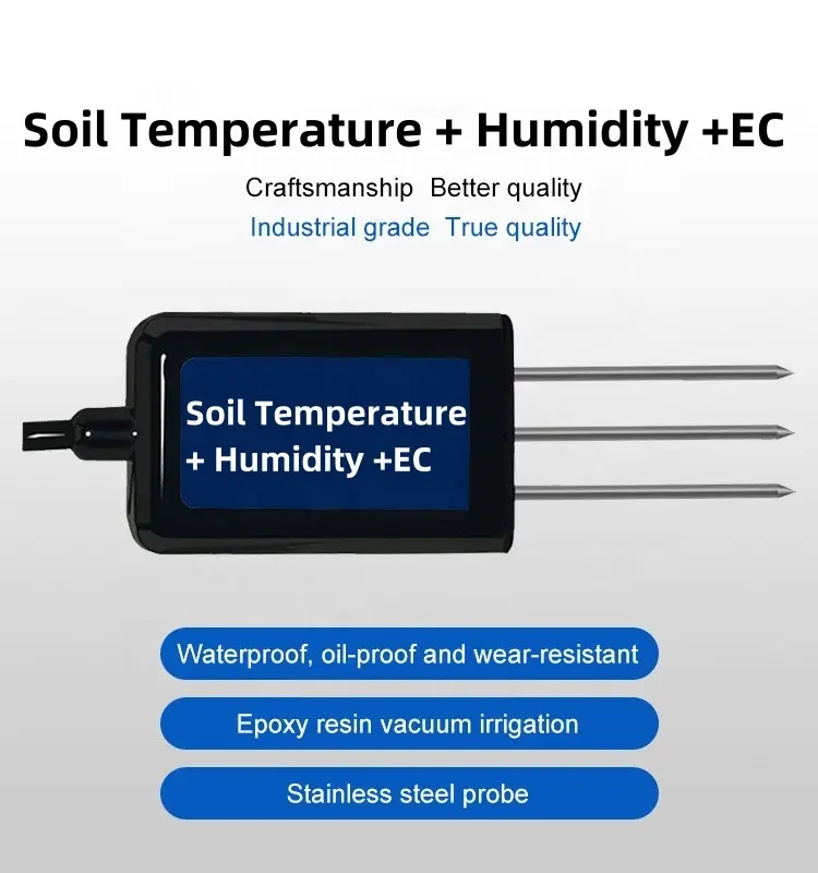 Kit de test de sol agricole portable capteurs agricoles intelligents enregistreur de données d'humidité du sol analyseur de sol