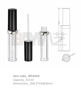 หลอดลิปกลอส PETG ขนาด 20 มล. แบบกำหนดเองได้ ขวดพลาสติกสองชั้นใส เป็นมิตรต่อสิ่งแวดล้อม คุ้มค่า - Product Image 2