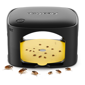 Trampas <span class=keywords><strong>para</strong></span> pulgas removibles <span class=keywords><strong>para</strong></span> interiores, luz LED <span class=keywords><strong>para</strong></span> atraer insectos, trampas eléctricas <span class=keywords><strong>para</strong></span> chinches, <span class=keywords><strong>cucarachas</strong></span>, moscas domésticas, papel adhesivo <span class=keywords><strong>para</strong></span> control de moscas <span class=keywords><strong>y</strong></span> polillas - Product Image 1