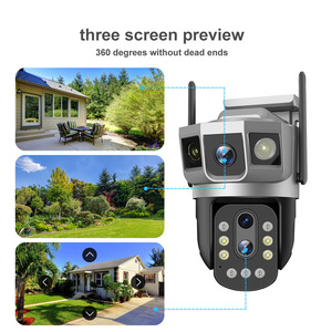 Caméra <span class=keywords><strong>IP</strong></span> PTZ extérieure <span class=keywords><strong>V380</strong></span> <span class=keywords><strong>Pro</strong></span> avec suivi automatique du mouvement, vidéo intelligente 355°, zoom optique 10x, capteur CMOS, vision nocturne, Cloud, 6MP - Product Image 2