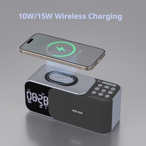 <span class=keywords><strong>Radio</strong></span> Altavoz Retro Portátil con Micrófono Integrado, Ranura para Tarjeta TF, Iluminación LED RGB, Salida de 5W, Uso en Exteriores, Alimentado por Batería - Product Image 3