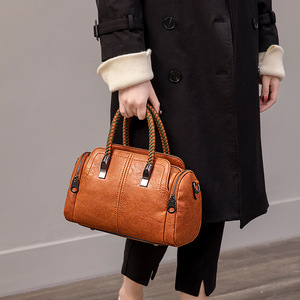 Bolsos de Mano para Mujer, Bolso de Asa Superior, Cuero PU, para Uso Diario, Blanco, Negro, Verde Claro - Product Image 1