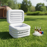 Boîte isotherme gonflable personnalisée en PVC, boîte de transport et de stockage, glacière gonflable, seau à glace pour canettes, capacité 50L
