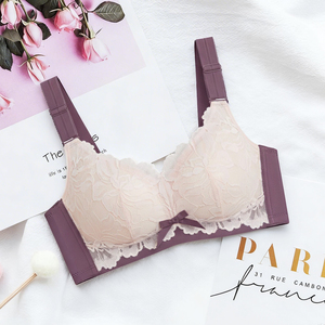 Reggiseno da donna imbottito a coppa intera senza ferretto, traspirante, con spalline regolabili, comfort estremo, morbido, anti-sudore, antiscivolo, in pizzo - Vendita calda dalla fabbrica - Product Image 6