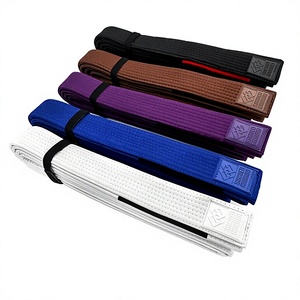 Cinturón de Jiu Jitsu BJJ Personalizado, 100% Algodón, Tejido Perlado, para Entrenamiento de Artes Marciales, para Adultos y Niños - Product Image 1