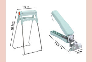 Vente en gros Syh255 Gadgets de cuisine en gros Pince à bol en acier inoxydable anti-brûlure, support de plat épaissi antidérapant - Product Image 4