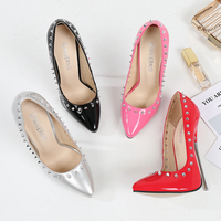 Nouvelles sandales à talons pour femmes, chaussures classiques pour femmes, PU, talons aiguilles de 16 cm, sandales de marque, talons hauts pour femmes, chaussures à talons