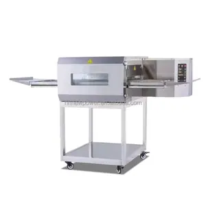 Forno elétrico comercial de pizza a gás GLP 12" 18" 32" com correia transportadora de bancada