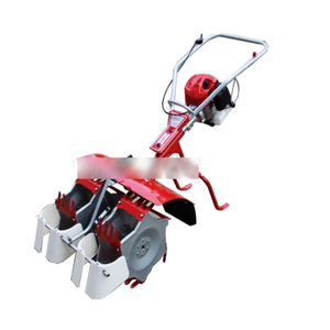 Mini xăng điện 2 hàng Paddy làm cỏ máy trở lại ROTARY điện cơ khí duy nhất Paddy weeder - Product Image 2
