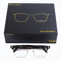 Lunettes audio intelligentes à monture intégrale avec haut-parleurs intégrés pour la musique, les appels et les déplacements professionnels
