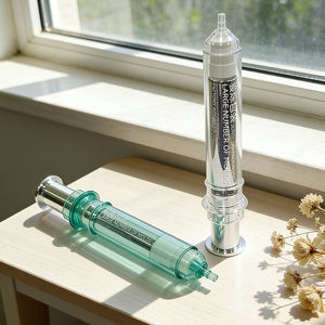 Nouveauté, flacon pompe pulvérisateur de lotion en plastique, 10 ml, 20 ml, interrupteur gauche-droite, verrouillage, électroplaqué, couteau ultrasonique - Product Image 4