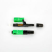 Assemblage rapide de qualité télécom faible perte d'insertion connecteur rapide à fibre optique verticale 55mm SC APC SC UPC pour FTTH