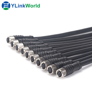 M5 M8 M9 M12 M16 M23 7/8 Zirkuläre Stecker-Buchse-Kabelverbinder 2 3 4 5 6 7 8 12 14 17 19 24 Pin IP67 IP68 Wasserdichte Stromkabelverbinder - Product Image 4
