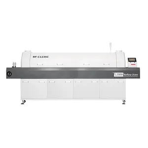 RF-1235C Online hot air reflow oven machine 12 Zones Up 6 down 6 High performance industrial reflow oven for smt pcb production