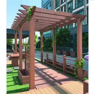 Gỗ Nhựa Composite Pergola Sân Vườn Ngoài Trời Pergola/WPC Giàn Che/Gazebo