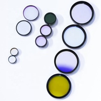 Filtre UV étroit 365nm filtres optiques Uv passe-bande FWHM 20nm pour filtres d'interférence de cytomètre de débit de projecteur