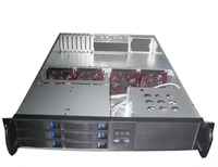 Nouvel arrivage Châssis PC industriel 2U 6 baies Boîtier compact pour serveur en rack à échange à chaud Facteur de forme ATX en plastique en stock