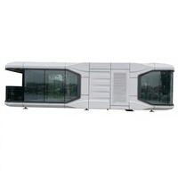 Capsules spatiales modernes de 20/40 pieds, design mobile intelligent détachable, capsule spatiale personnalisée anti-humidité pour la vente