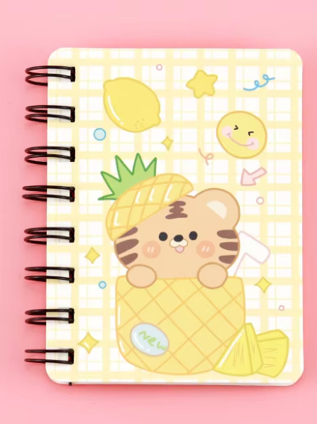 01#libro a spirale di ananas tigre