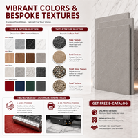 Panneaux et planches murales décoratifs haut de gamme avec structure SPC imperméable, système de fixation par clic, couche anti-usure, surface en marbre pour la vente au détail