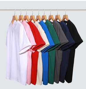 เสื้อยืดผู้ชายทรงปกติ 220 กรัม ผ้าไหม/คอตตอน ลายเรียบ พิมพ์โลโก้ตามสั่ง คุณภาพพรีเมียม ขายส่ง - Product Image 5