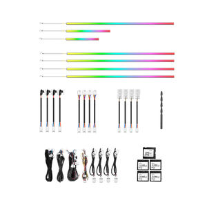 W212 64 couleurs, éclairage ambiant arc-en-ciel coloré, mise à niveau pour Mercedes-Benz Classe E 2010 - 2015, accessoires d'éclairage LED intérieur - Product Image 1