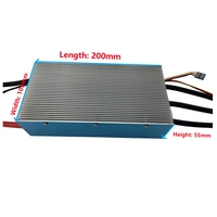 ESC sin Escobillas Flier 16S 500amp de Alta Potencia 29.6KW 59.2V de Aluminio con Protección IP54 para Avión RC, Paramotor, Parapente Modelo A