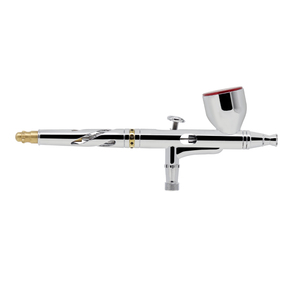 Kit d'aérographe à double action à alimentation par gravité 0,3 mm avec réservoirs supérieurs de 9 cc <span class=keywords><strong>pour</strong></span> le detailing automobile, l'art miniature et la décoration de gâteaux – Professionnel - Product Image 2